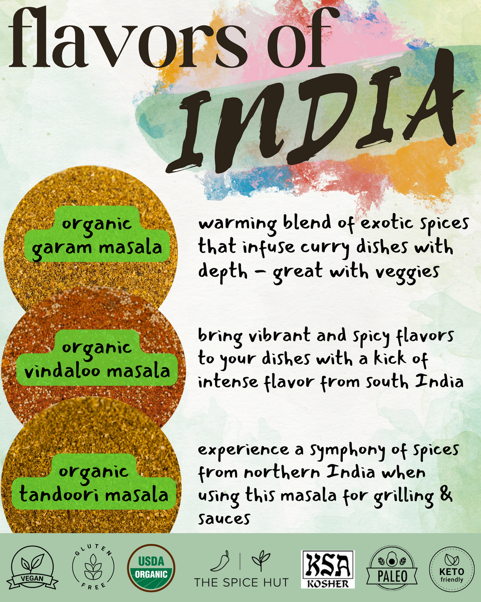 Flavors of India Spice Kit 3 Spice Gift Box The Spice Hut