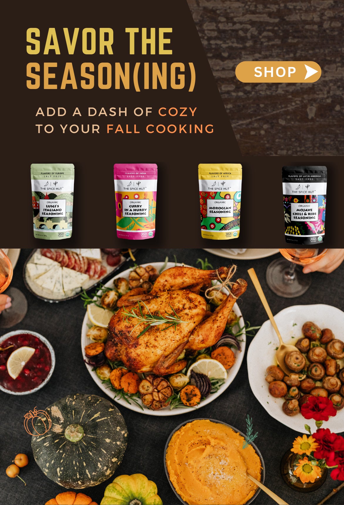 Spices for Fall Cooking Seasonings