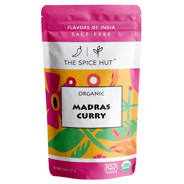 Organic Madras Curry Masala - Spicy Seasoning for Indian Cooking