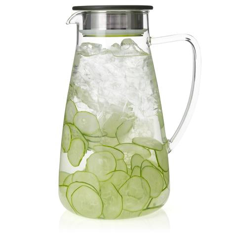Glass Iced Tea Jug | 64 oz Flask Pitcher – The Spice Hut