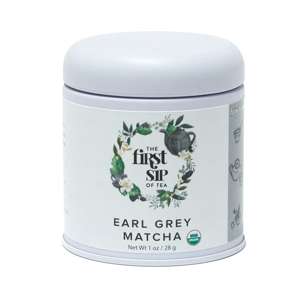 Organic Earl Grey Black Tea Matcha Powder