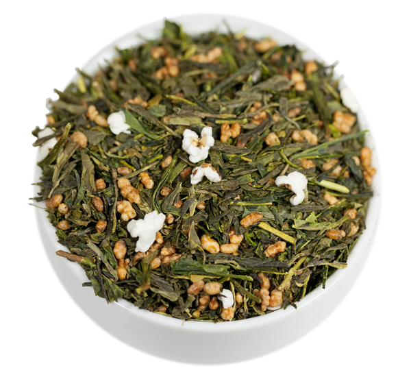 Genmaicha Organic Green Tea - Toasted Rice Tea with Popcorn