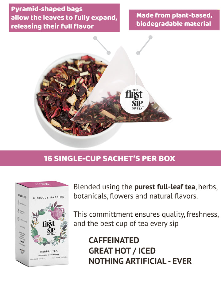 Hibiscus Passion Herbal Tea
