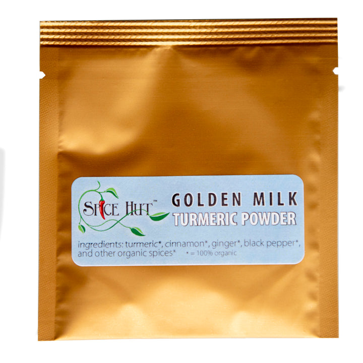 Organic Golden Milk – Unsweetened Turmeric Powder with Ginger