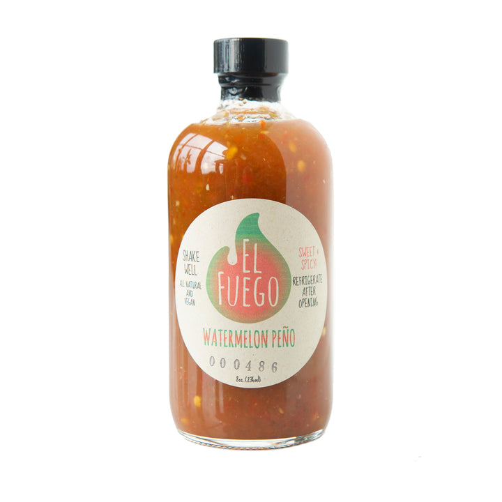 Watermelon ‘Peño Sweet Pepper Sauce | El Fuego