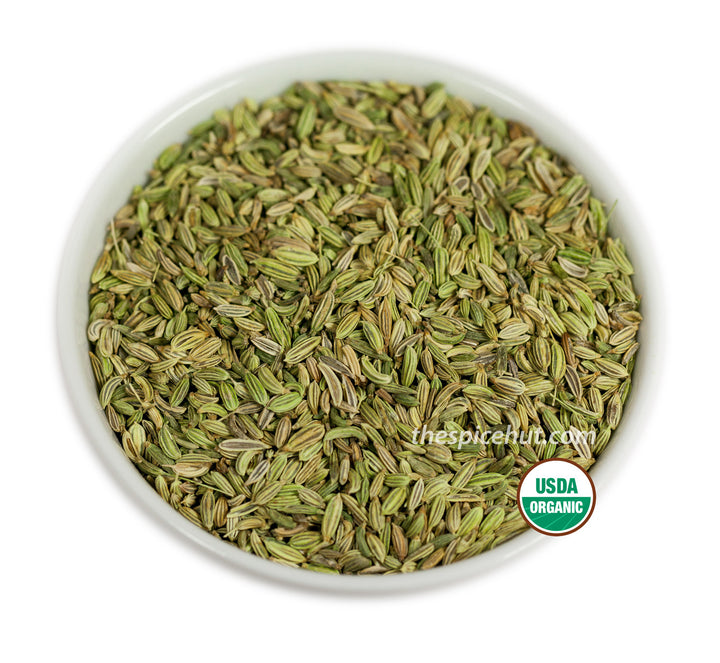 The Spice Hut Organic Fennel, Whole or Ground Powder