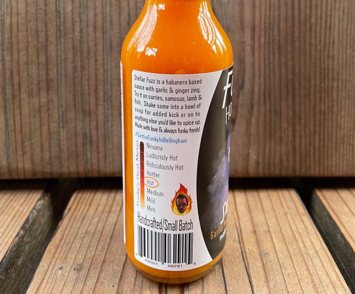 STELLAR FUZZ - 5OZ BOTTLE FUNKY'S HOT SAUCE