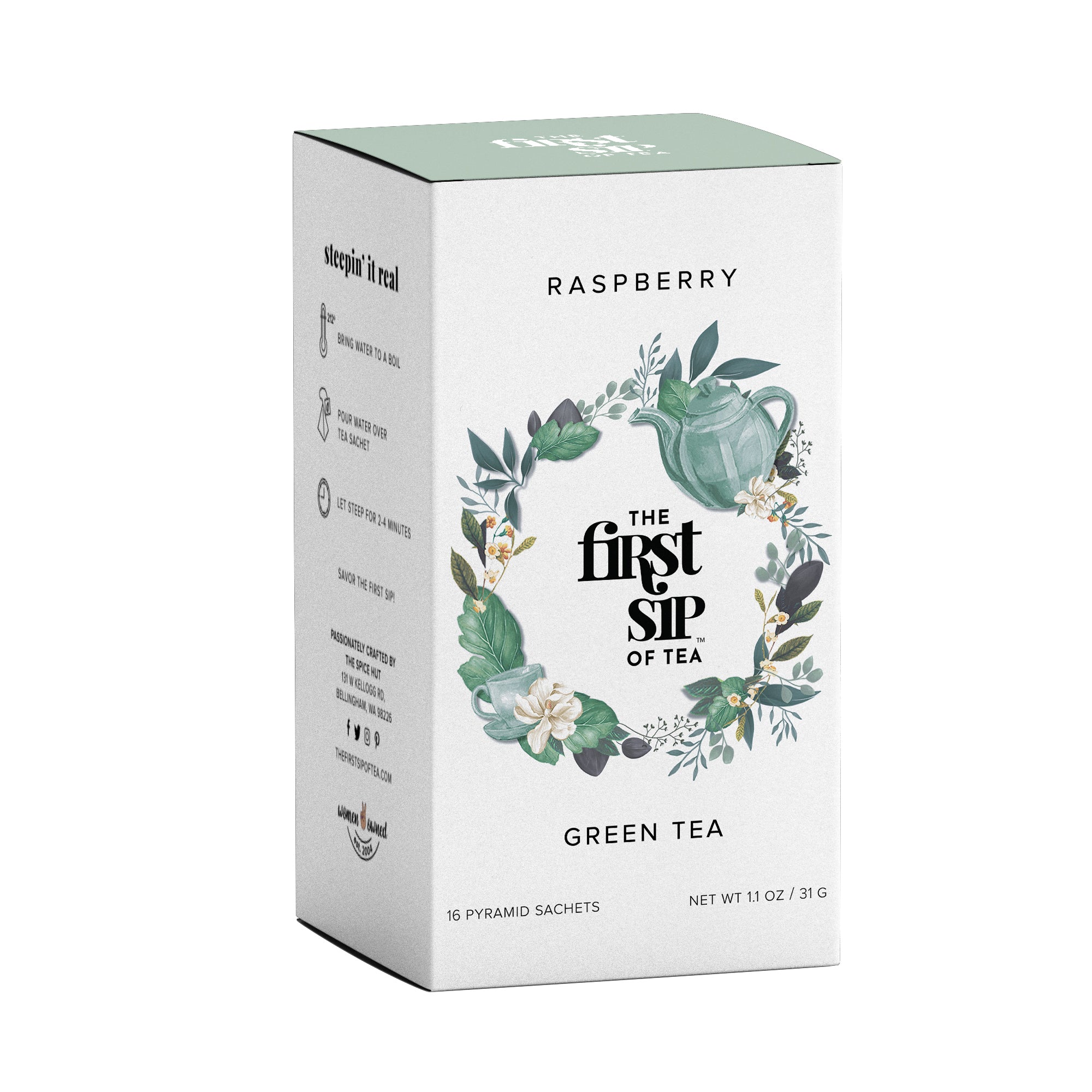 Raspberry Green Tea – The Spice Hut